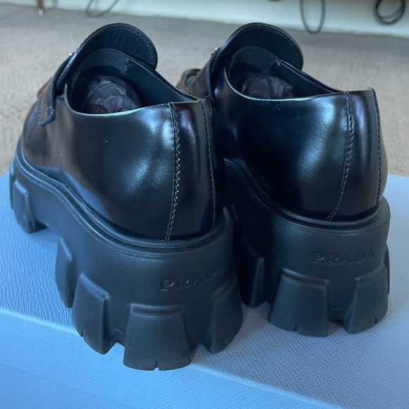 Prada Monolith Loafers 37.5 - Picture 4 of 12